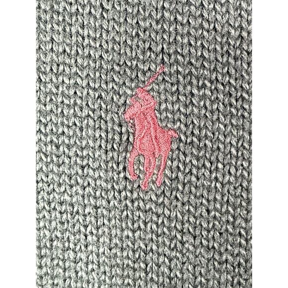 Polo Ralph Lauren Full Zip Sweater Men's L Hunter Green 100% Cotton Heritage - Picture 3 of 12